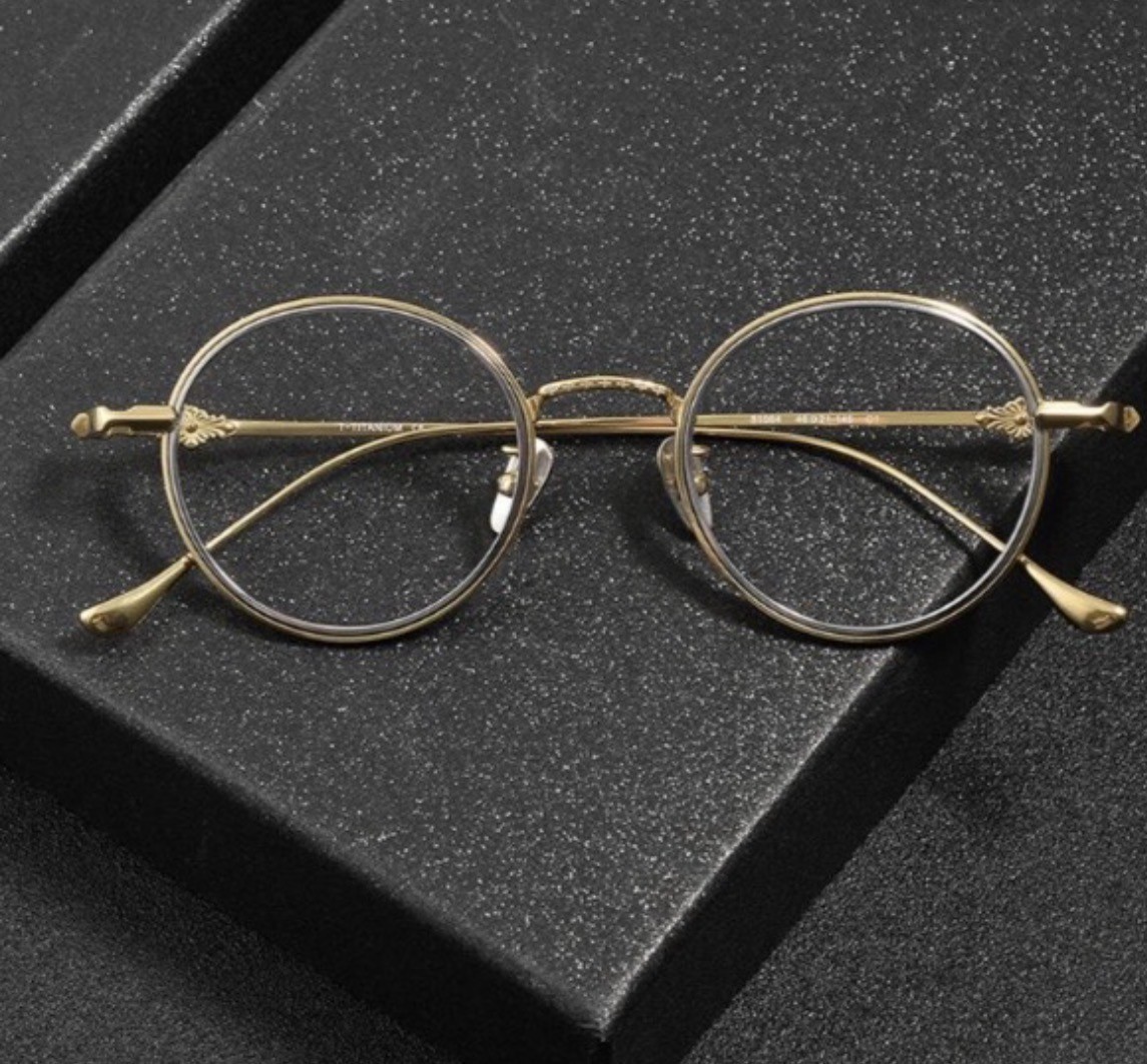 Lunettes de luxe en titane